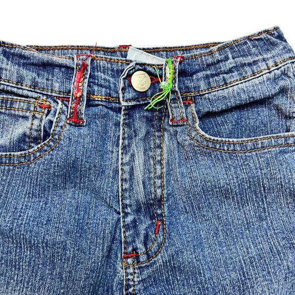 U Jeans Jeans Girls 4 Stretch Embroidered (W20 L16) - Picture 5 of 8